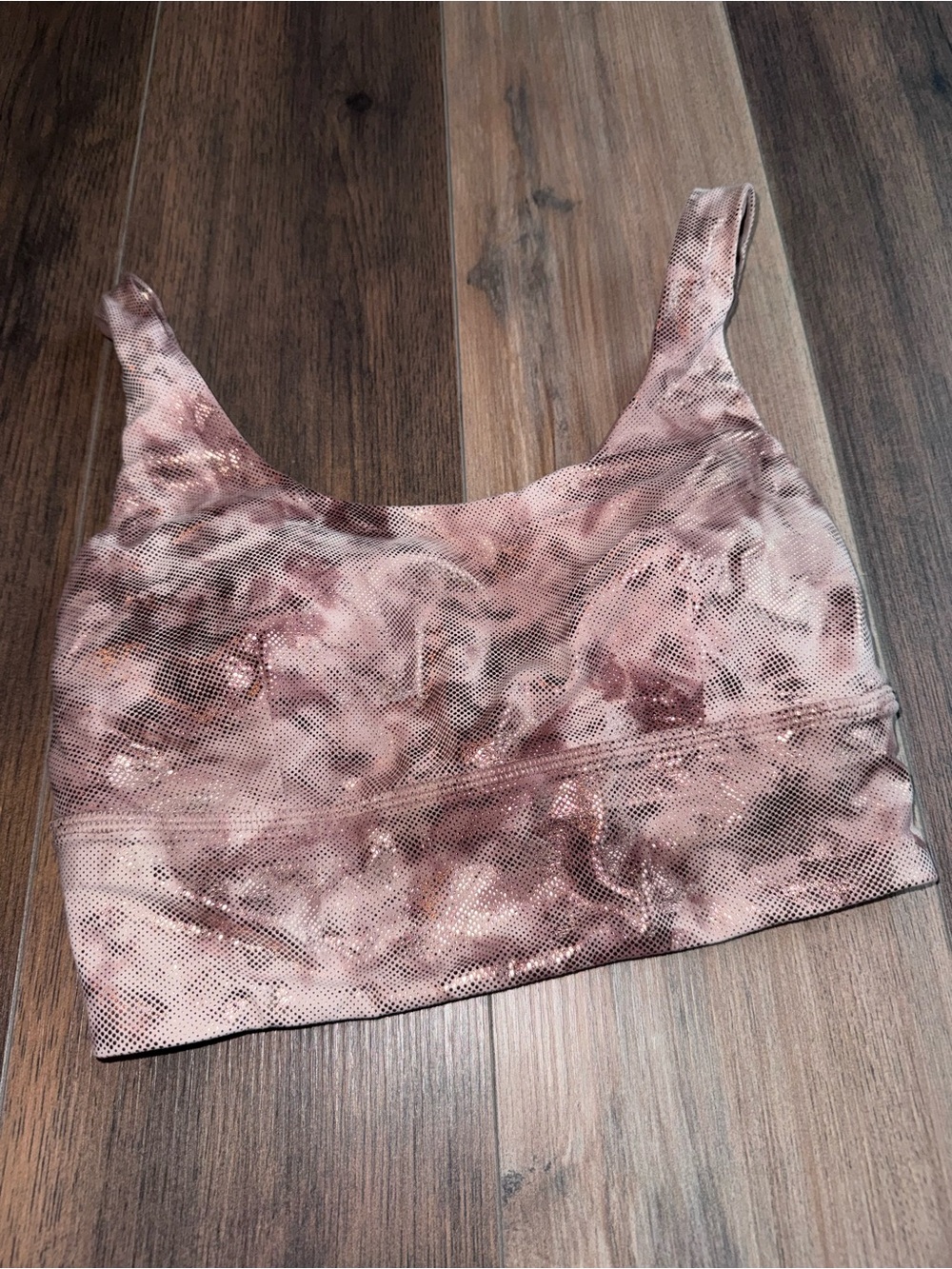 lululemon athletica Mauve Marble Sports Bra